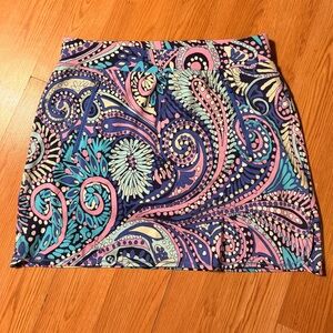 Talbots Colorful Paisley Skort